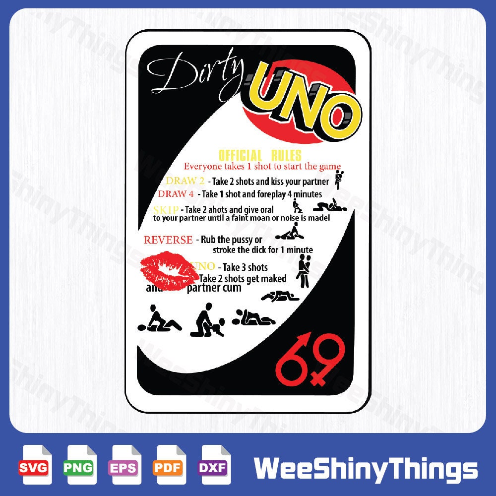 Drunk Uno Rule Card & Box/Shot Glass Design