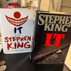 IT by Stephen King, First Edition Bundle - New & Old Cover - Etsy