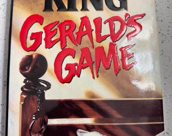 Gerald's Game by Stephen King - First Edition Hardcover