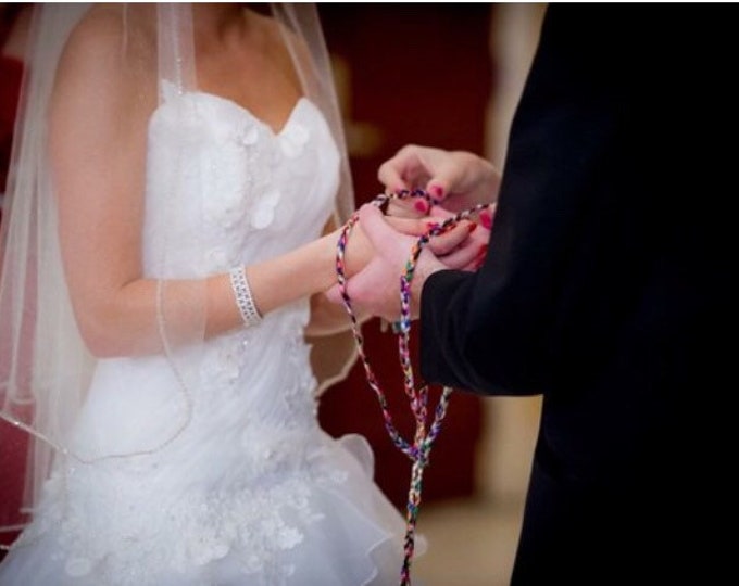 Custom Wedding Ceremony Handfasting / Hand Binding/ Unity Cords / Unity