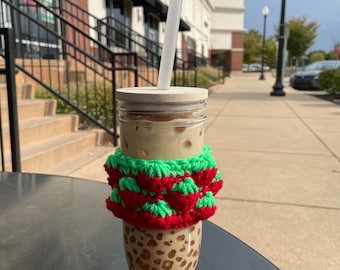 Strawberry Drink Cozy