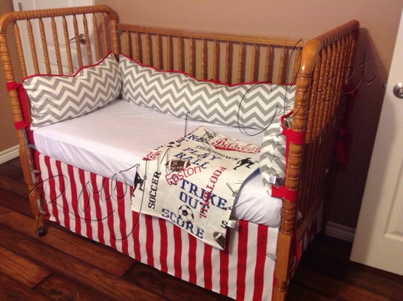 baseball bedding for crib