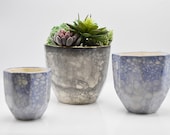 ceramic planter, Faceted Planter, geometric planter, modern minimal planter, home decor