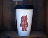 double wall travel mug - wild things