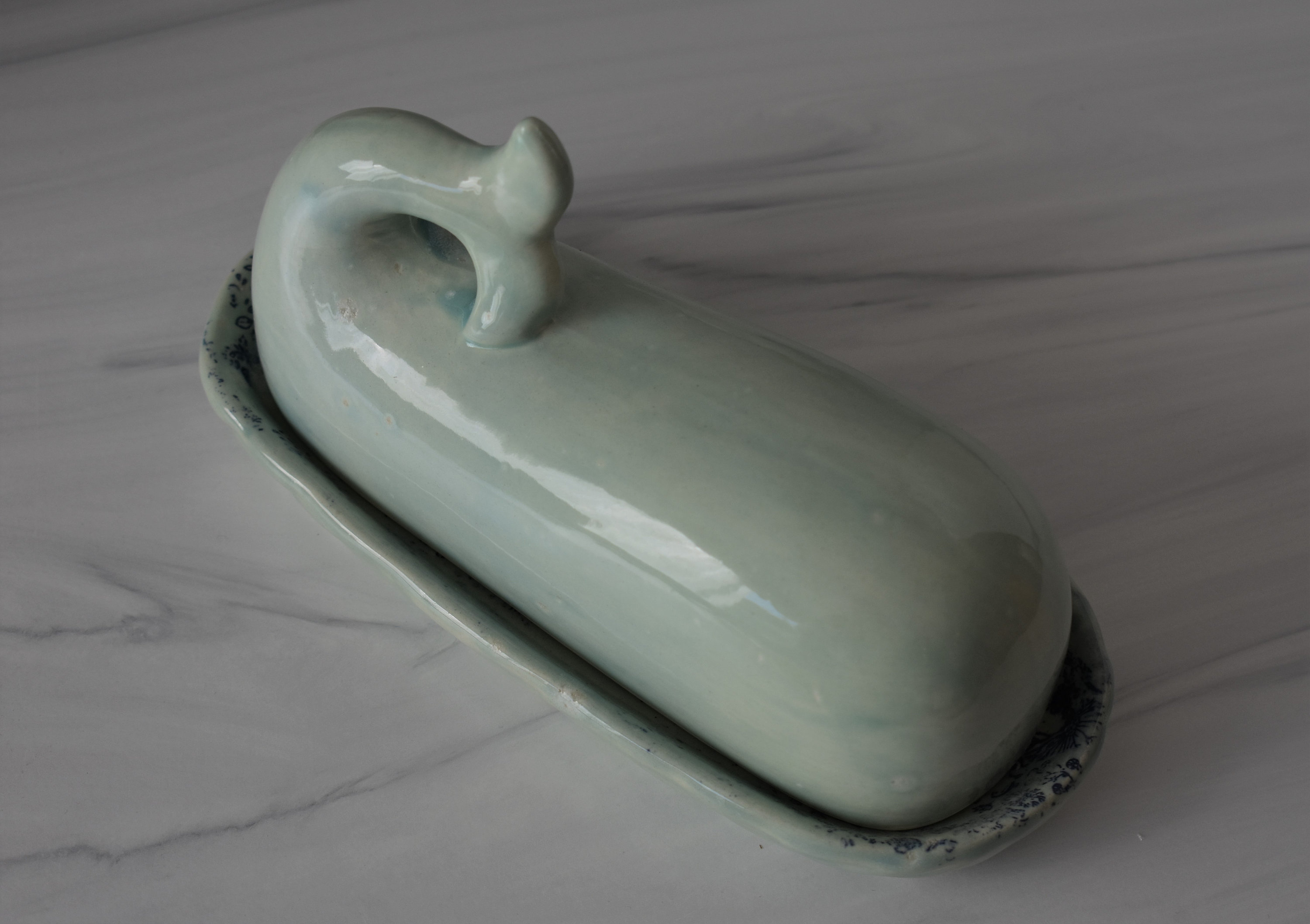 Whale Butter Dish Ceramic Butter Holder Valentines Day Gift Etsy