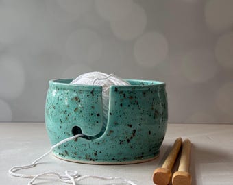 Patina Speckle Ceramic Yarn Bowl