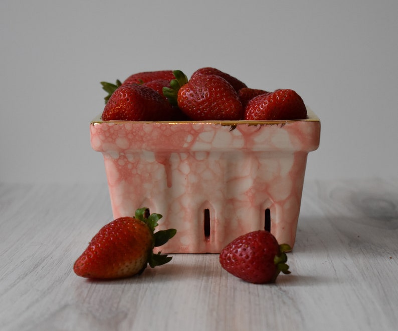 Ceramic Berry Baskets Berry Boxes Fruit Baskets Berry Box Etsy