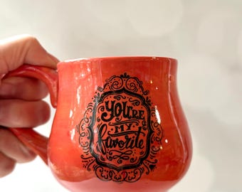 affirmation mug, ceramic mug with Inspirational Message