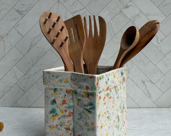 market place bag Utensil holder , ceramic planter