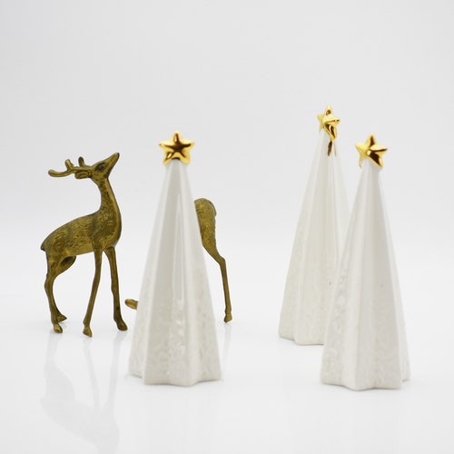 Glass Spire Tree Topper Red Silver Accents Christmas Finial Etsy