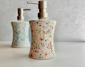 Ceramic soap dispenser, Classic Pump Bottle
