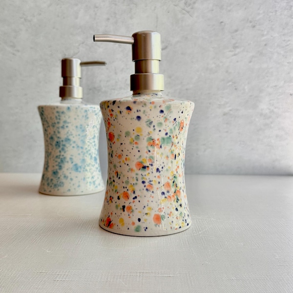 Ceramic soap dispenser, Classic Pump Bottle