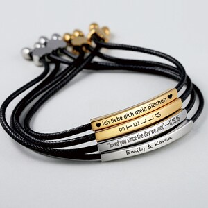 Engraved Bar Bracelet, Gold Bar Bracelet, Monogram, Adjustable Bar Bracelet, Personalized, Cord, Bff Gift, Initials, String Jewelry