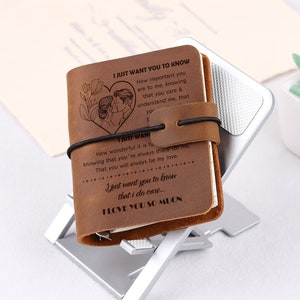 Personalized Genuine Leather Journal, Handmade Mini A9 Binder Weekly Diary Notebook, Mini Vintage Leather Planner, 3-Ring Journal Notebook