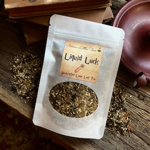 Liquid Luck Inspired Tea Bookish Wizard Inspired tea, Magical, Gift Ideas, Liquid Luck, Potion, Gold image 4