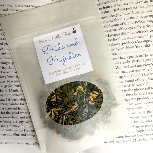 Currently Reading Bookish Tea Handcrafted Loose Leaf Tea - Etsy