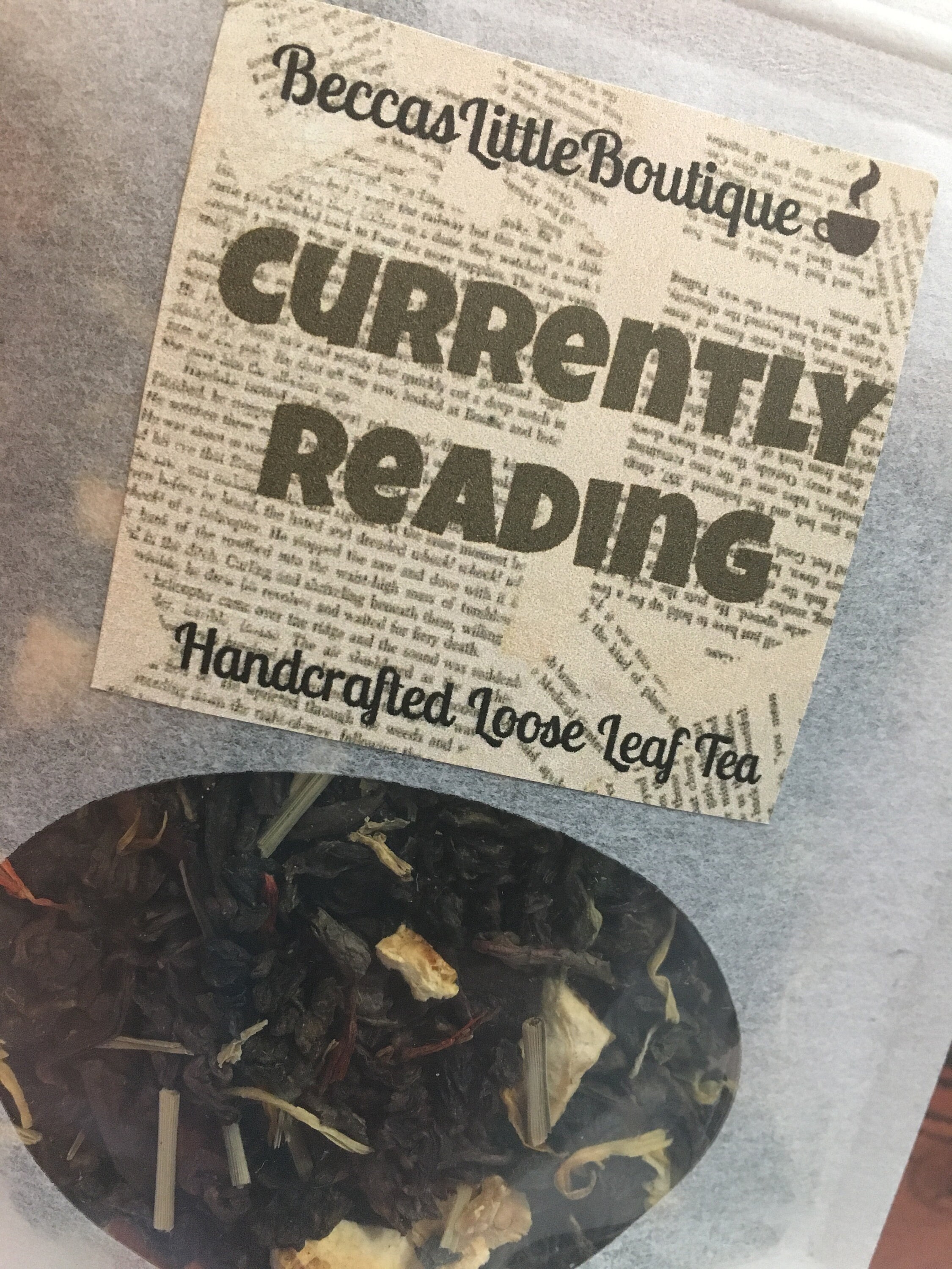 Currently Reading Bookish Tea | Handcrafted Loose Leaf Tea, Birthday ...