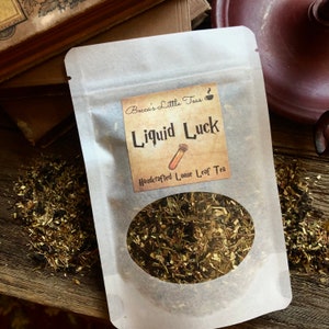 Liquid Luck Inspired Tea Bookish Wizard Inspired tea, Magical, Gift Ideas, Liquid Luck, Potion, Gold image 3