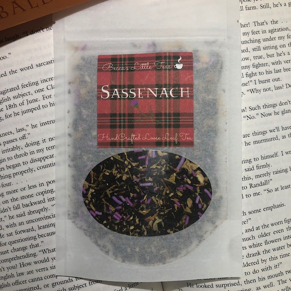 Sassenach - Outlander Inspired Bookish Tea | Jamie Fraser, Claire, Scotland, Scottish, Thistle,  Lallybroch, Christmas stocking stuffer