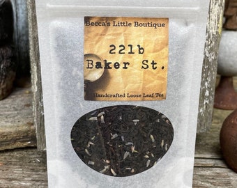 221b Baker Street Tea | Sherlock Holmes Inspired Gift