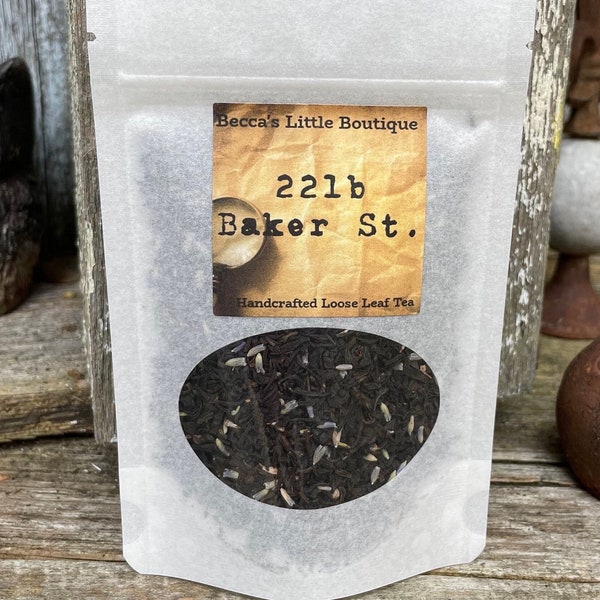 221b Baker Street Tea | Sherlock Holmes Inspired Gift