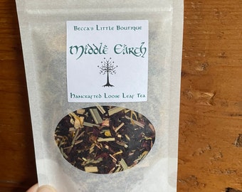 Middle Earth Inspired Bookish Tea | Lord of the Rings, Hobbit, Tolkien, Christmas and Birthday gift