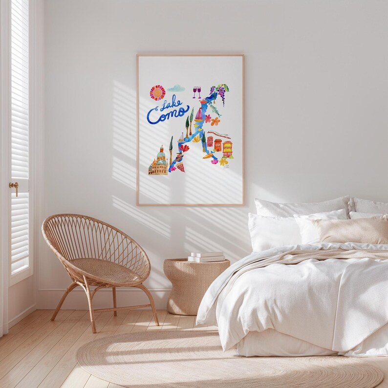 a bedroom with a bed and a chair