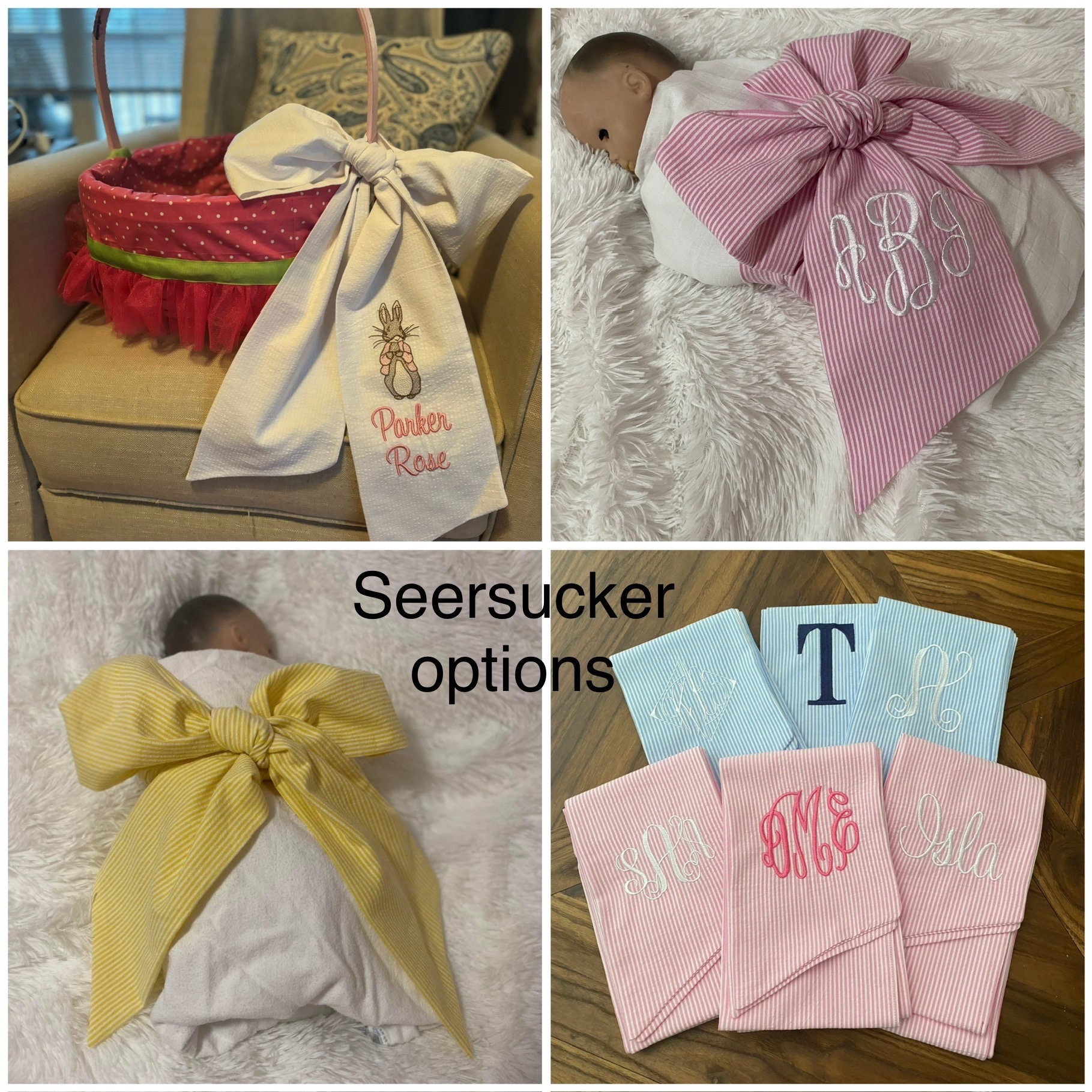 Infant Baby Swaddle Bow