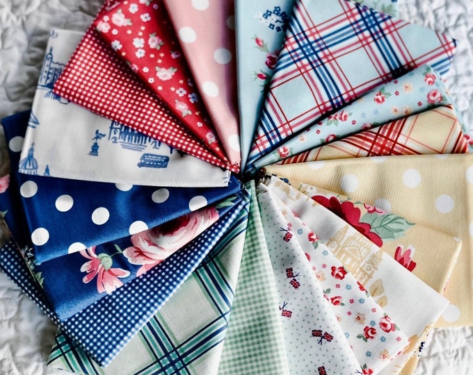 18-Piece Notting Hill Fat Quarter Bundle by Amy Smart for Riley Blake Designs