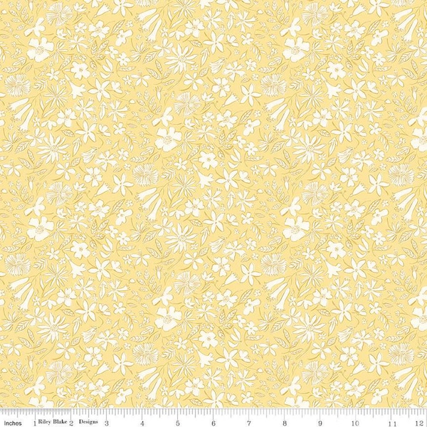 Liberty Fabrics - Riviera Collection Summer Sketch C - 1/2 yard