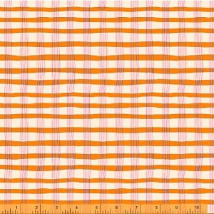 Painted Plaid in Lilac from the Lucky Rabbit Collection by Heather Ross for Windham Fabrics - 1/2 Yard