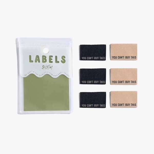 You Can't Buy This Woven Sewing Labels by Kylie and the Machine