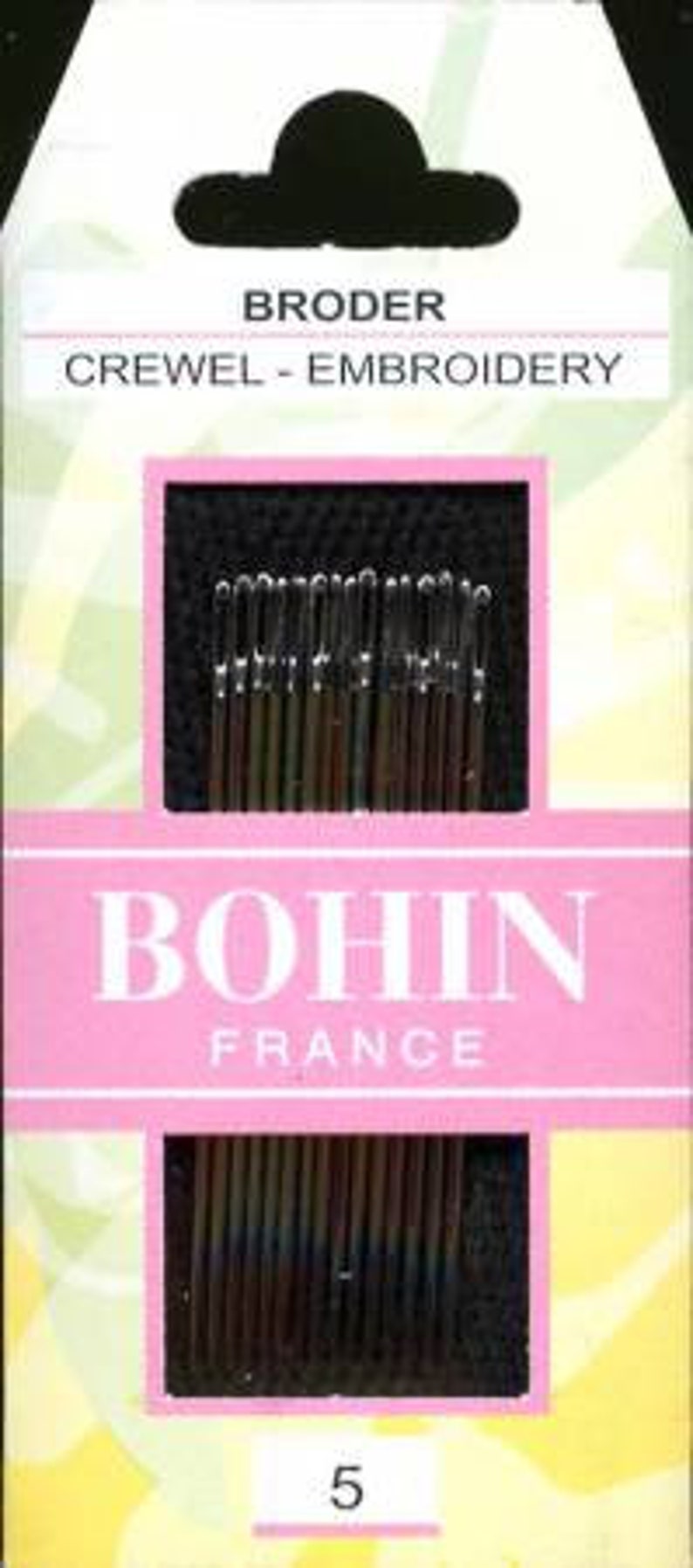 Bohin BigStitch Quilting/Embroidery/Crewel Needles Size 5 Etsy
