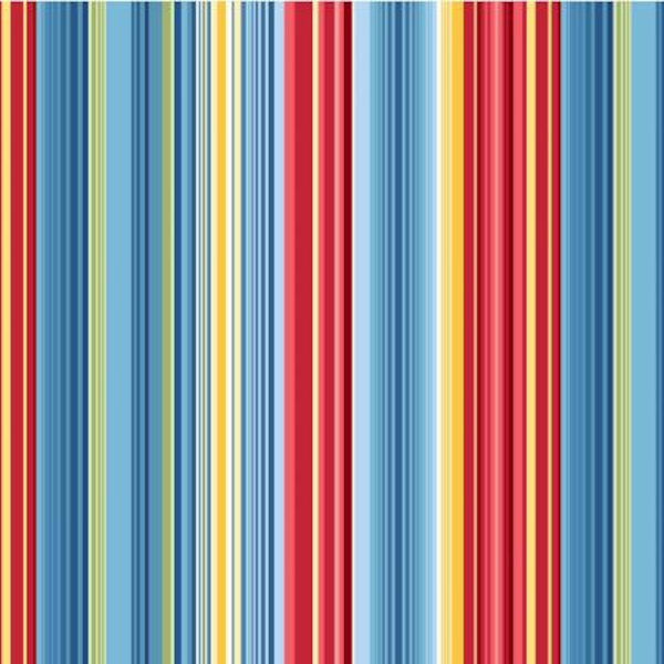 Blue Stripe de la Country Cottage Collection de Michael Miller Fabrics -- 1/2 yarda