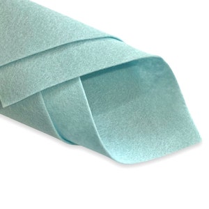 Helles Türkis aus 100% Merino Wollfilz