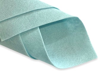 Pale Turquoise 100% Merino Wool Felt - NEW Colour Release