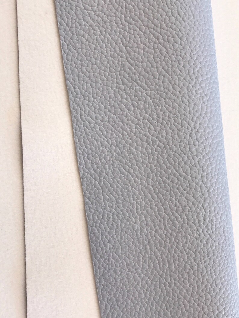 Pale Grey Leatherette Sheet A3 A4 or A5 Size Light Grey Faux Etsy