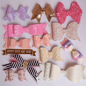Plastic Hairbow Templates Glitter Glitter on the Wall Bow Templates