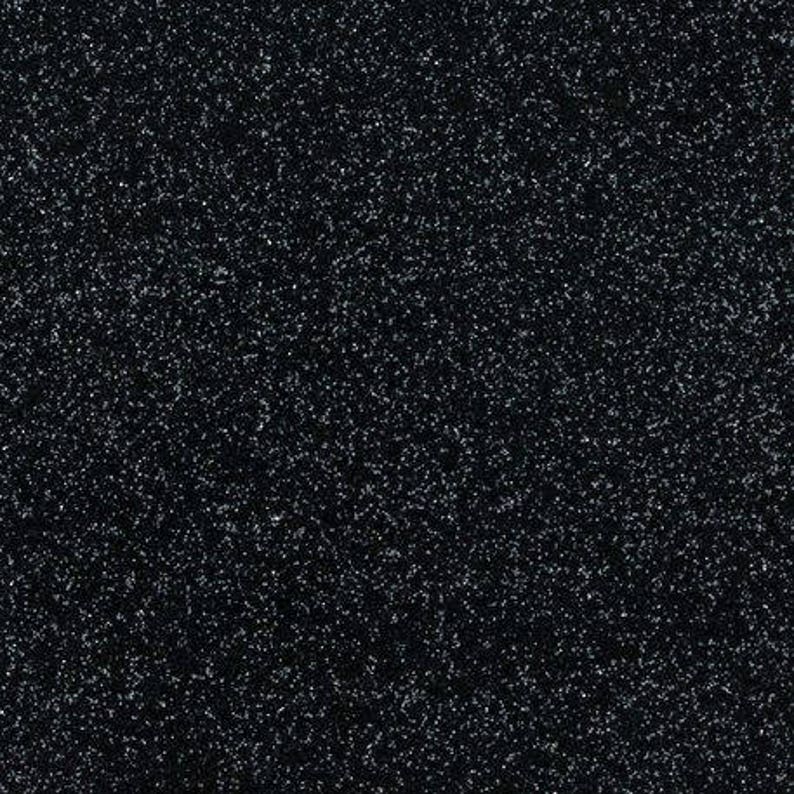 Fine Black Glitter Leather Fabric Sheet Thin 0.6mm A4 or A5 Etsy