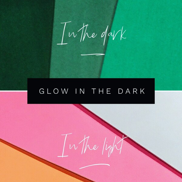 Glow in the Dark Colour Change Faux Leatherette