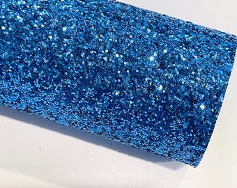 Blue Chunky Glitter Sheet
