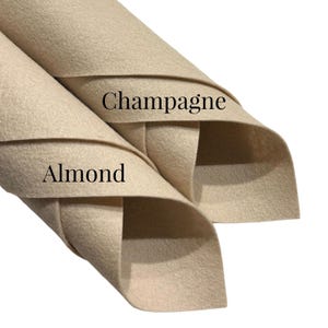 Neutral Pure Wool Felt 11 Sheet Bundle - Etsy