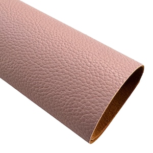 Sábana de polipiel rosa y beige