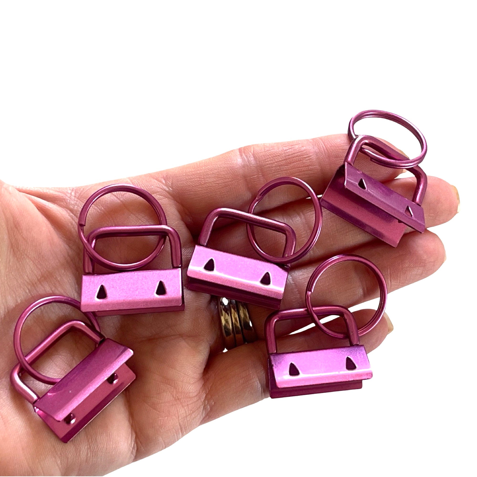 Key Fob Hardware - Pink Key Fob Hardware - Pink