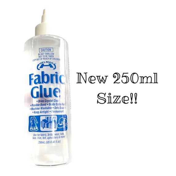 Helmar Fabric Glue Clear 250ml road Freight Only, No Express Post 