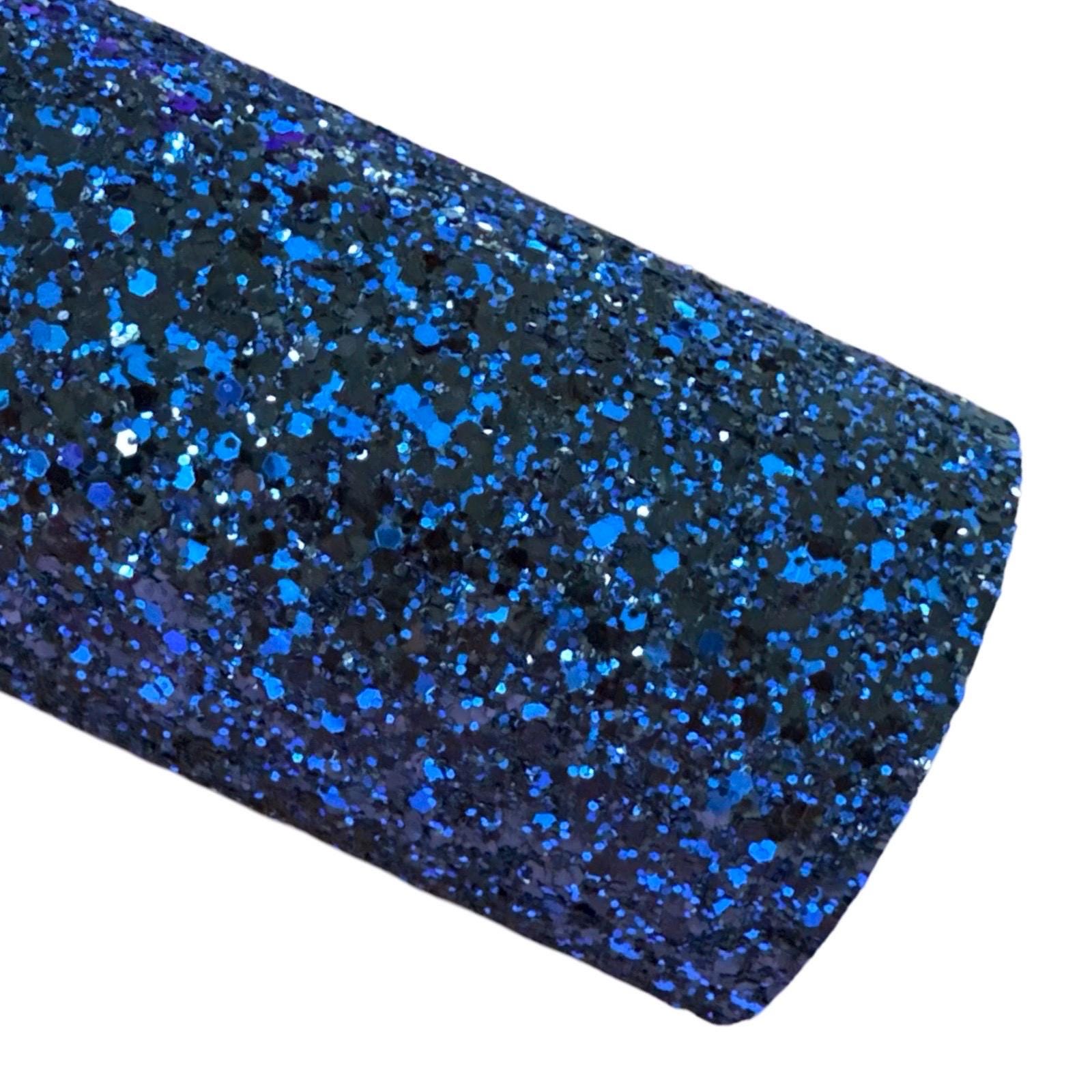 Sottobicchieri In Vetro Con Glitter Black Ginger | Blu Navy Con Cervo Oro | Set Da 2 | Eleganza Natalizia - 4