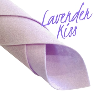 Lavender Kiss Merino Wool Felt 1mm  20 x 30cm Sheet