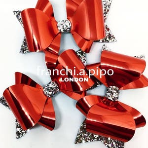 オリジナルFranchiBow 4.5インチプラスチックヘアボウテンプレートのトレースとカット