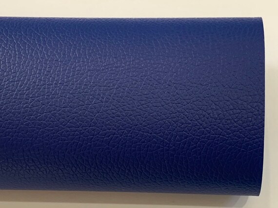 Navy Leatherette Sheet 0.7mm Thin A4 or A5 Size Navy Blue Faux 