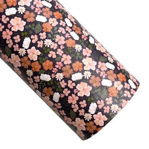 Dark Boho Muse Bloom Faux Leatherette